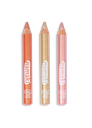 Kit 3 crayons de maquillage pailletés Jour 