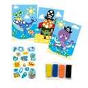 Boîte créative, Pâte à modeler et gommettes, Pirates