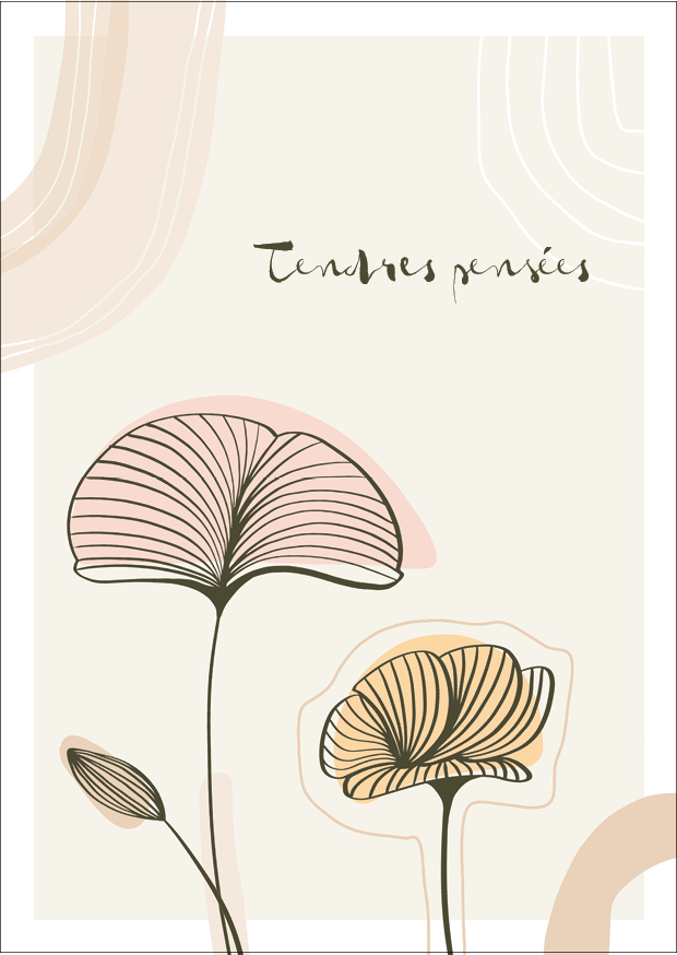 Pack condoléance "coffret de 12 cartes"