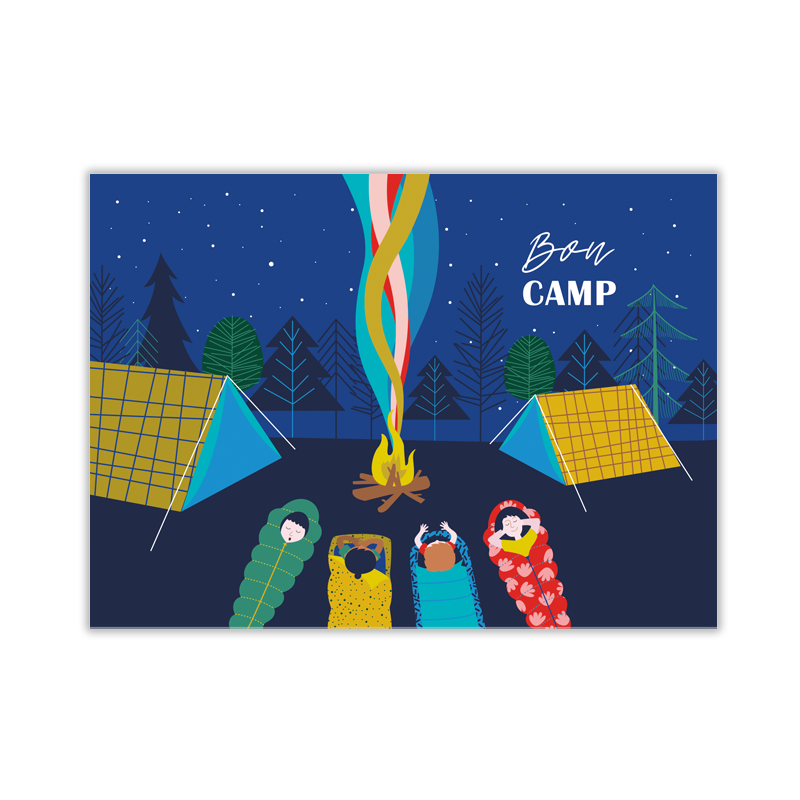 Pack camp "coffret de 10 cartes"