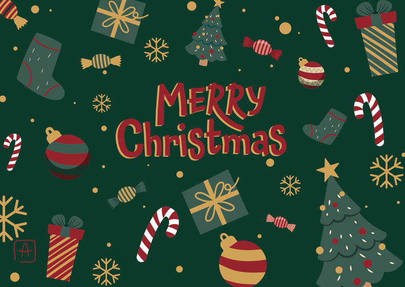 Pack Noël "coffret de 10 cartes"