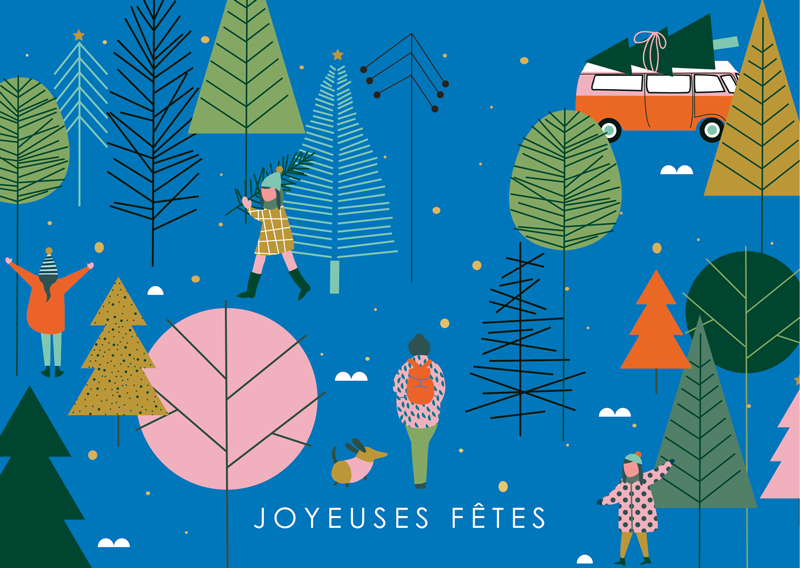 Pack Noël "coffret de 10 cartes"