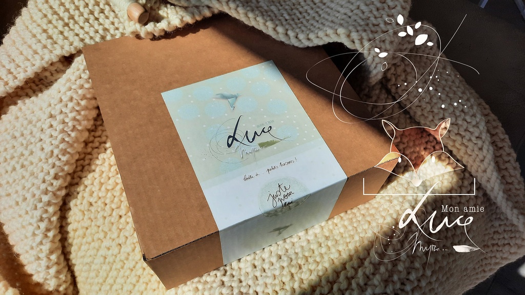 Pack Bougie Mon Amie Luce "L'énergie va où se porte ton attention"