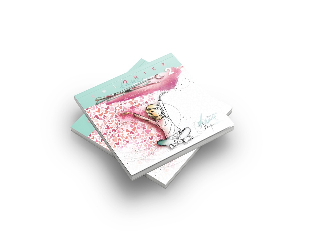 Pack livre à colorier 2 "Mon Amie Luce"