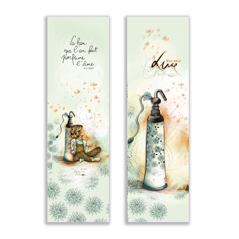 MP 016 Marque page Mon Amie Luce "Le bien que l'on fait…"