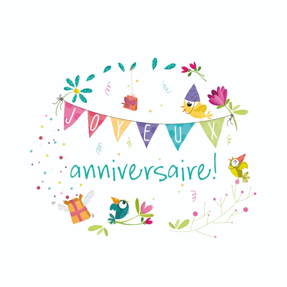MC 520 - Carte cadeau "Joyeux anniversaire"