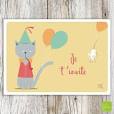 CS 735 - Carte d'invitation "Je t'invite"