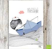 CS 742 - Carte postale "Un petit message"