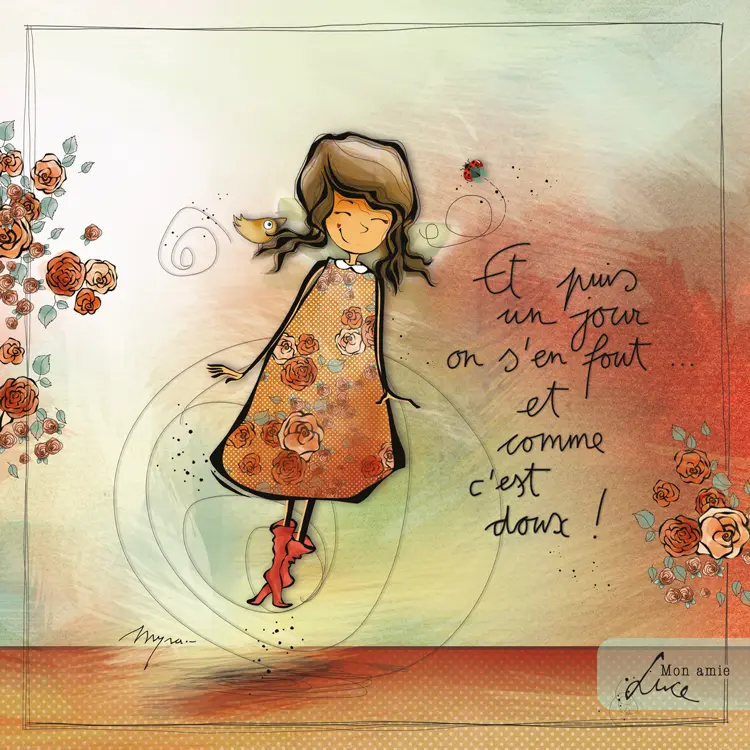 CS 768 - Carte Mon Amie Luce "Et puis un jour"