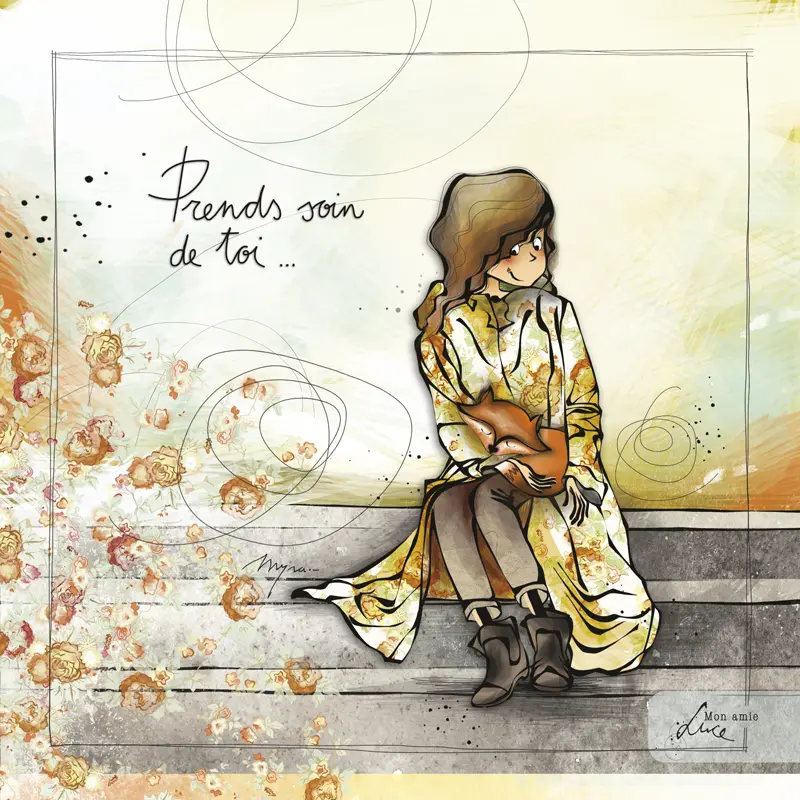 CS 883 - Carte Mon Amie Luce "Prends soin de toi"