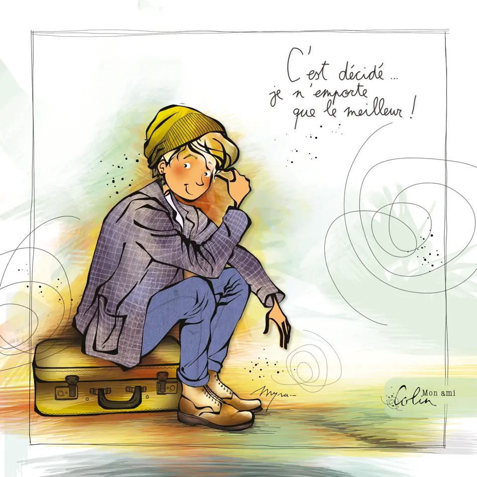 CS 888 - Carte Mon Ami Colin "C'est décidé"