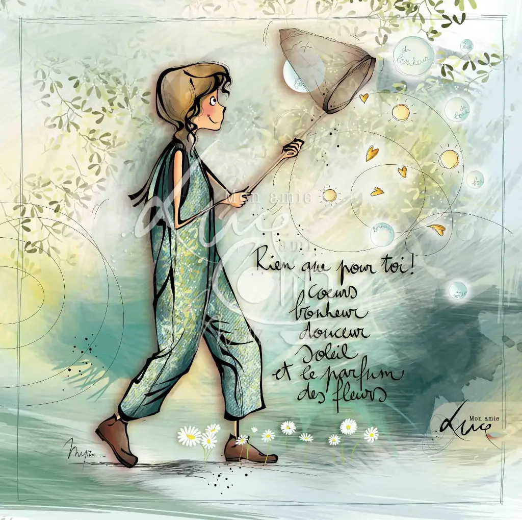  Rien que pour toi! Cœurs, bonheur,… Mon Amie Luce