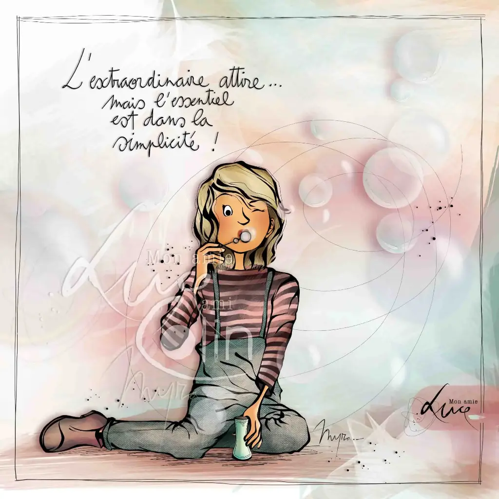 CS 996 - Carte Mon Amie Luce "L'extraordinaire attire…"