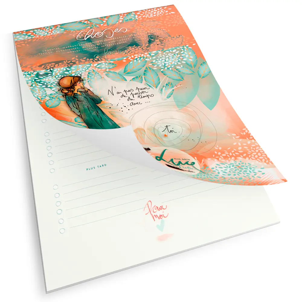 Bloc-note Mon Amie Luce "N'aie pas peur "