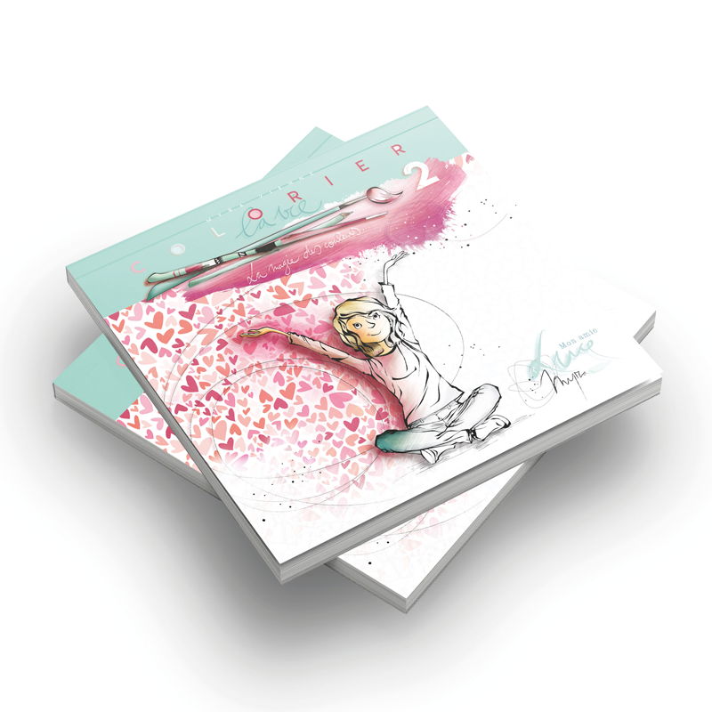 Livre à colorier 2 "Mon Amie Luce"
