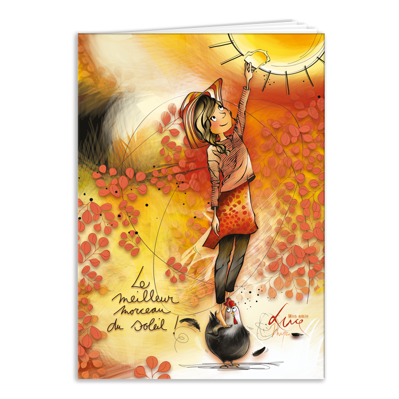 Carnet 10x15 Mon Amie Luce "Le meilleur morceau de soleil"