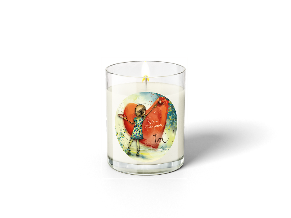 Bougie 283gr Mon Amie Luce "Rien que pour toi"