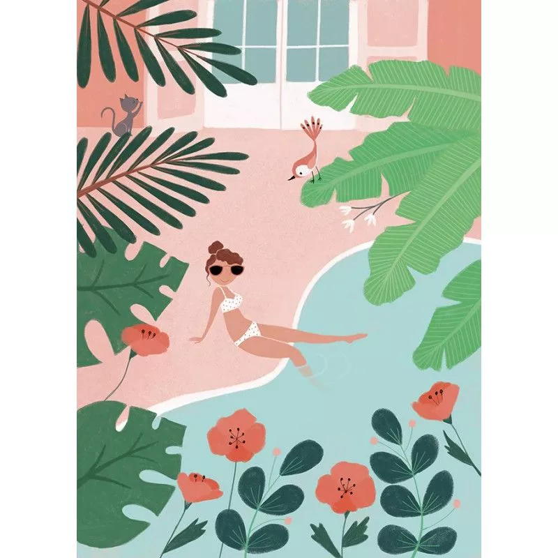 CS 986 Alice de Page Collection Floral "Piscine"