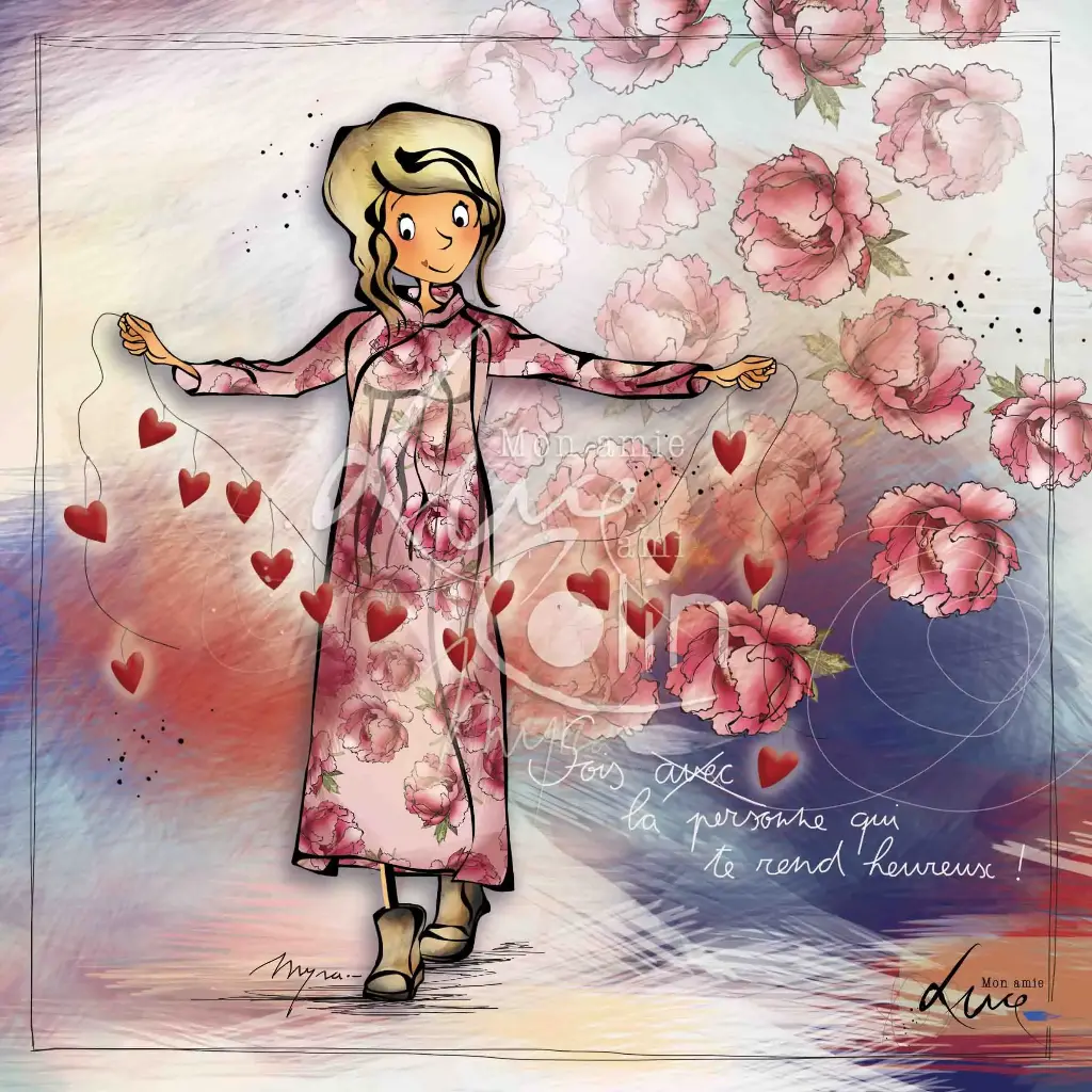 CS 944 - Carte Mon Amie Luce "Sois la personne" Mon Amie Luce