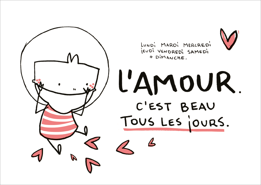 Emi Garroy " L'amour" double 10x15 H