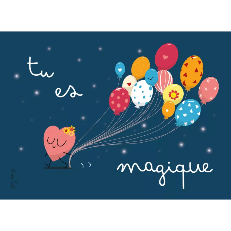 CS 1074 Aline Selli "Tu es magique" cœurs