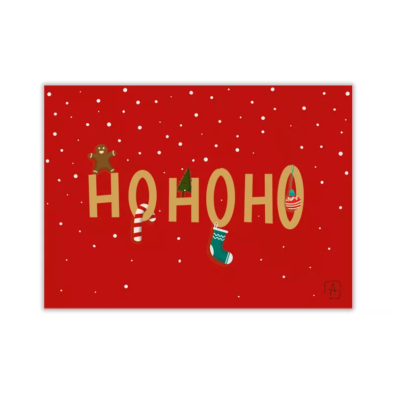 CS 1142 Anthony Nurra Carte de Noël "Hohoho"