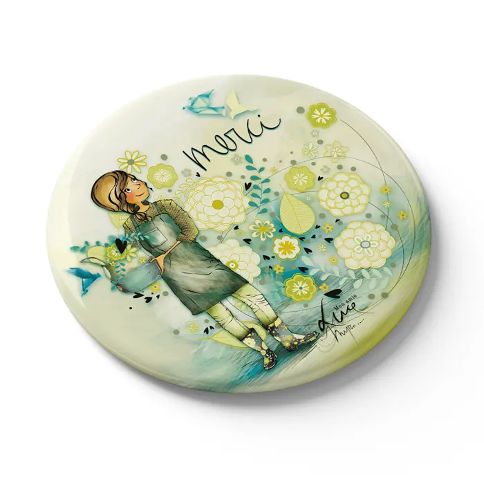 MGN 028 - Magnet "Merci" - Mon Amie Luce