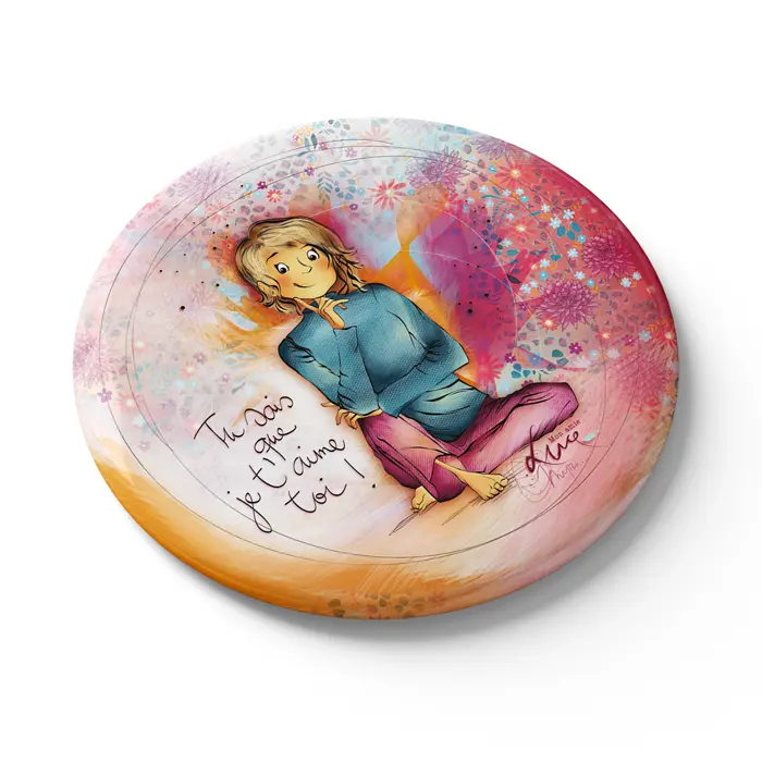 MGN 029 - Magnet "Tu sais que je t'aime toi" - Mon Amie Luce