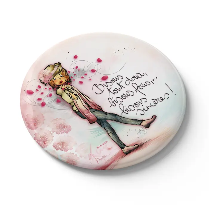 MGN 031 - Magnet "Bisous" - Mon Amie Luce