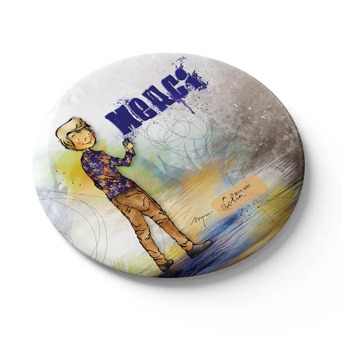 MGN 935- Magnet "Merci"-Mon Ami Colin"
