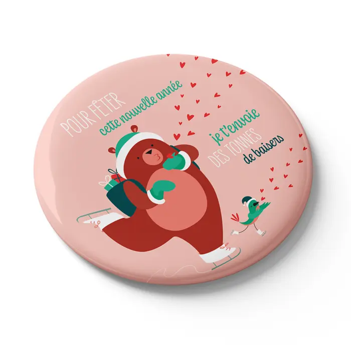 MGN 020 Alice magnet "Pour fêter cette nouvelle année"