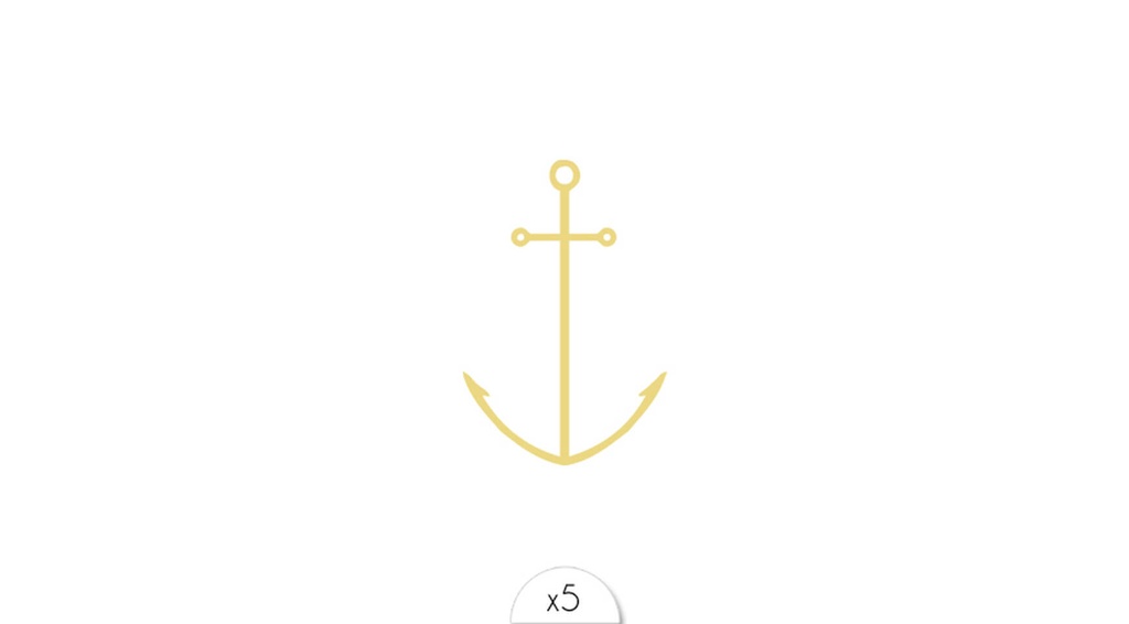 Golden anchor
