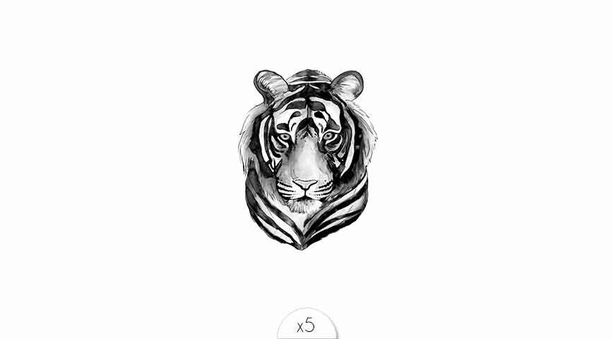 Tattoo Tigre safari