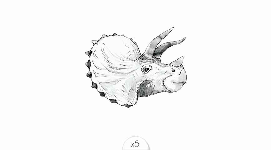 Tête rhino  tattoo Sioou