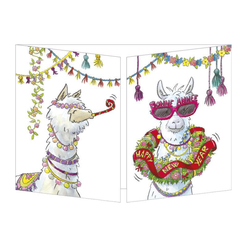 Carte Cache-Cache "Bonne Année"