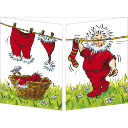Carte Cache-Cache "Le linde du Père-Noël"