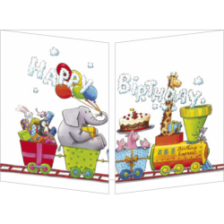 CT 304 Carte Cache-Cache (Sophie Turrel) "Birthday Express"