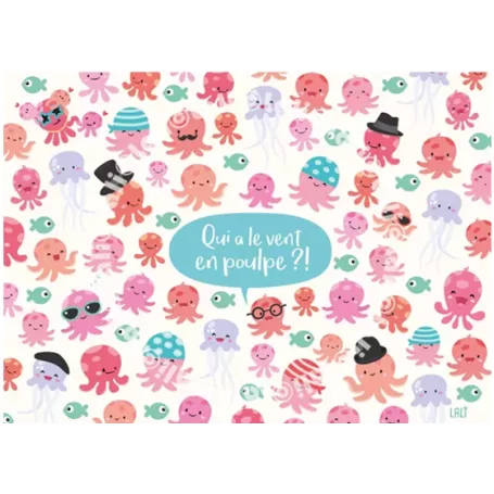 Carte Lali "Qui a le vent en poulpe"
