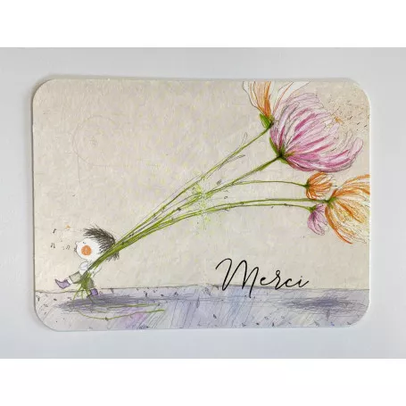 Carte Les Pépites (10.7x14.5cm) Francesca Quatraro "Le fleuriste"