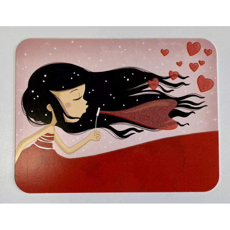 CA 204  Carte Les Pépites (10.7x14.5cm) Jessica Secheret "Love"