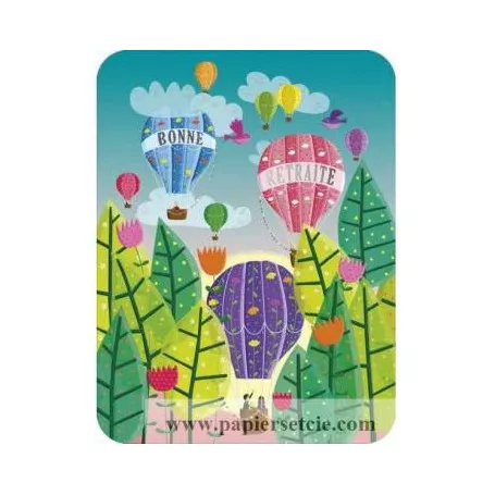 CA 147 Carte Les Pépites (10.7x14.5cm) Laetitia Haas "Bonne retraite"