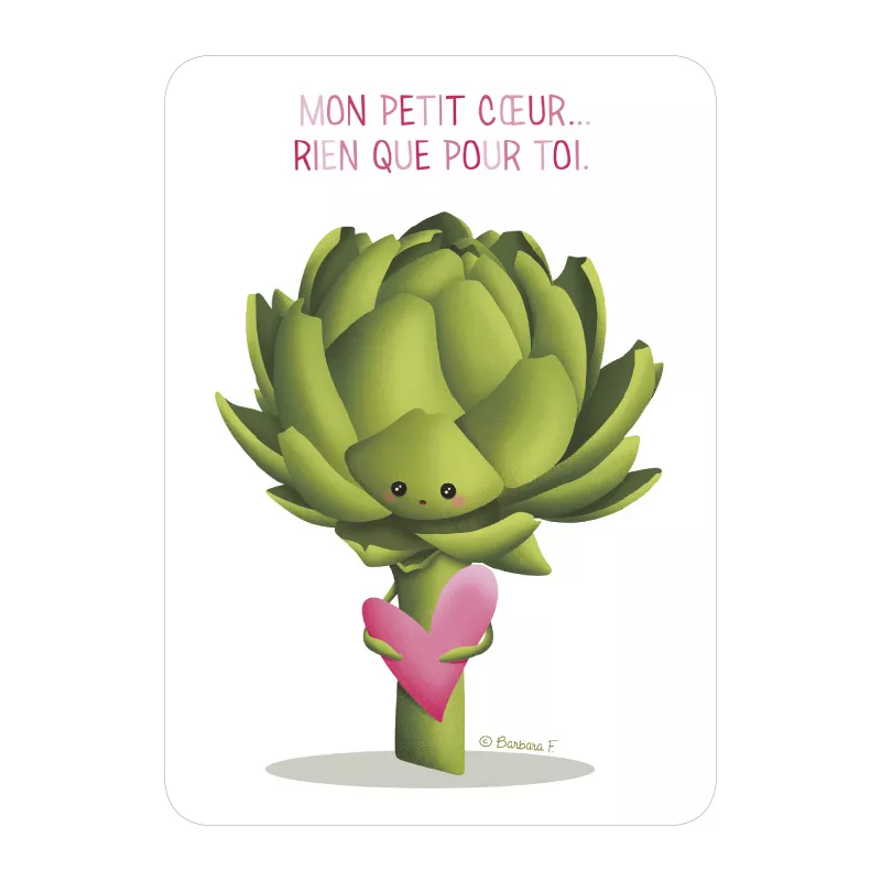 C 088 Carte Rendez-vous B. Formosa "Cœur d'artichaut"