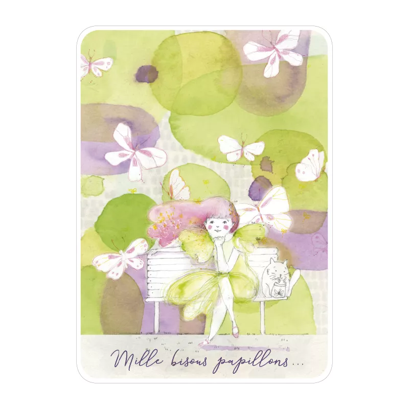 C 096 Carte Rendez-vous F. Quatraro "Les papillons"