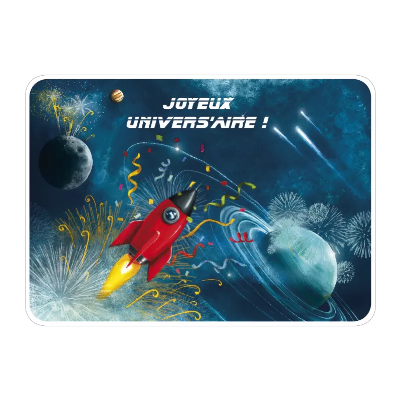 C 037 Carte Rendez-vous Le Poussin Rose des Bois "Joyeux…"