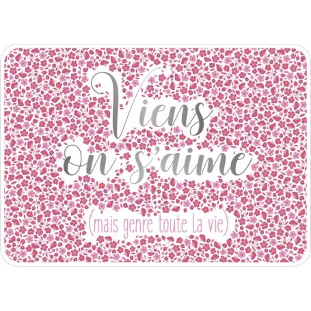 Carte Rendez-vous Le Studio "Viens on s'aime"