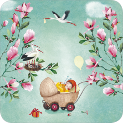 Carte bords arrondis 14x14 Mila "Le lendeau"