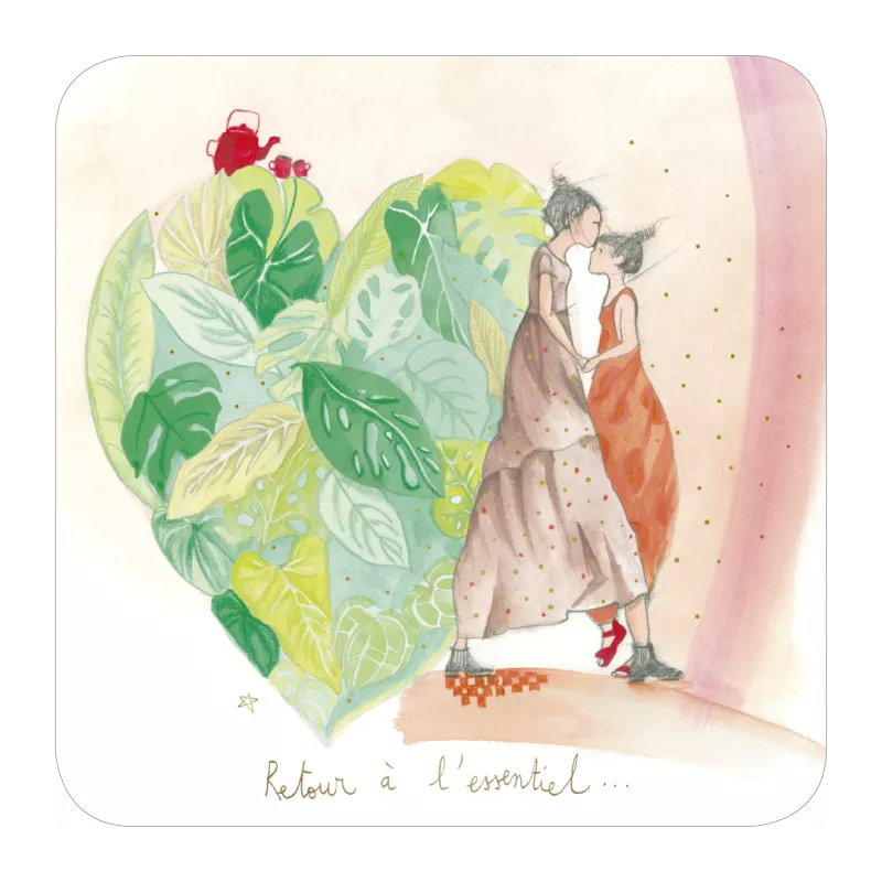 Carte carrée (14x14) Anso "L'essentiel"