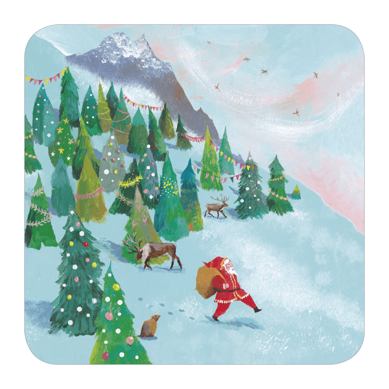 BA 644 Carte carrée 14x14 Izou "La Montagne du Père Noël"