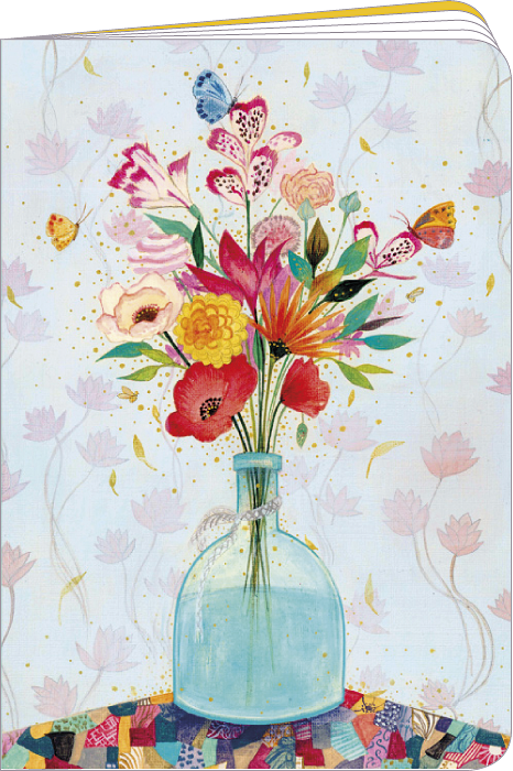 Cahier 10x15 J. Weyman "Le bouquet"