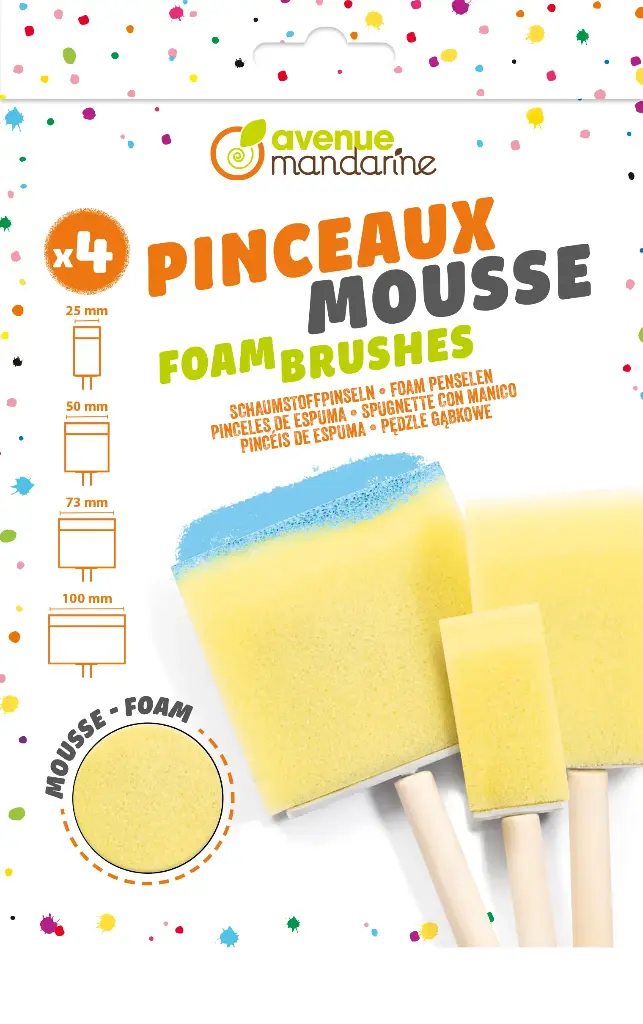 Pinceaux mousse